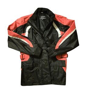 Fulmer Waterproof Jacket Small Riding Racing Rain Pink/Black Motorcycle